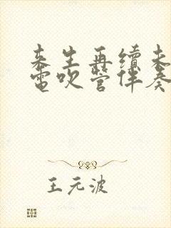 来生再续未了情电吹管伴奏曲谱