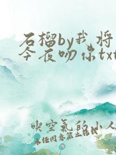 石榴by我将在今夜吻你txt