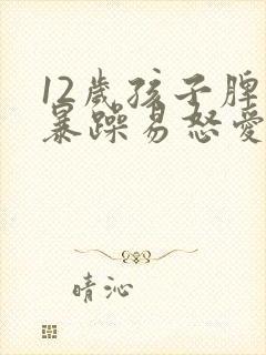 12岁孩子脾气暴躁易怒爱哭