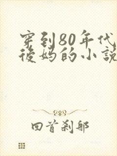 穿到80年代当后妈的小说