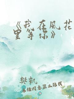 《我在风花雪月里等你》