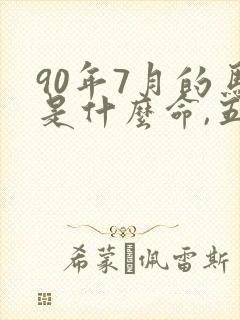 90年7月的马是什么命,五行属性