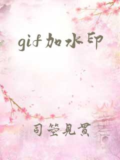 gif加水印