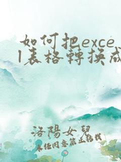 如何把excel表格转换成pdf