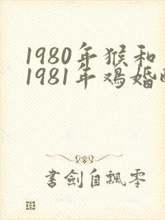 1980年猴和1981年鸡婚配好吗