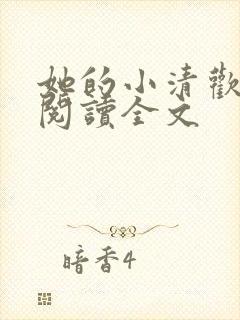 她的小清欢免费阅读全文