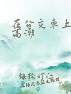 在公交车上被插高潮