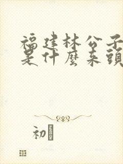 福建林公子林熙是什么来头