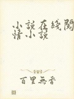 小说在线阅读言情小说