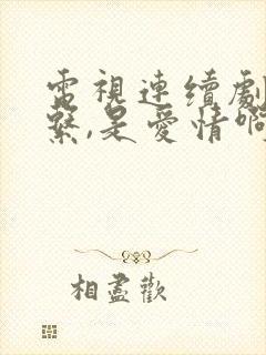电视连续剧没关系,是爱情啊全集免费观看