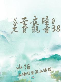 《子夜归》全集免费观看38集