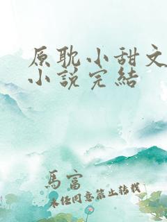 原耽小甜文推荐小说完结