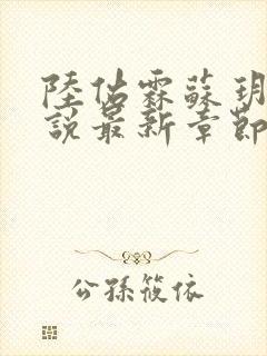 陆佑霖苏玥莹小说最新章节更新时间