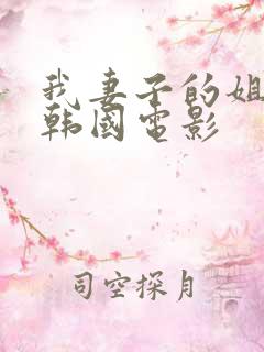 我妻子的姐姐3韩国电影