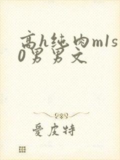 高h纯肉m1s0男男文