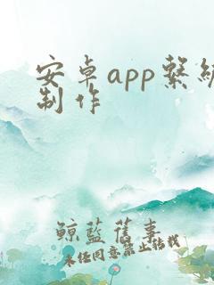 安卓app系统制作