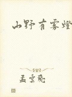 山野有雾灯