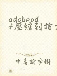 adobepdf压缩到指定大小