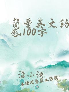 简爱英文的读后感100字