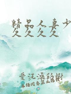精品人妻少妇久久久久久