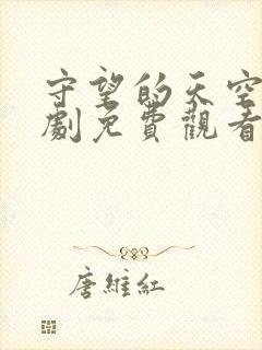 守望的天空电视剧免费观看全集完整版