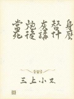 当炮灰替身的我死后讲什么