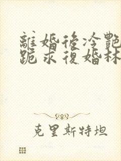 离婚后冷艳总裁跪求复婚林悦叶可卿全文阅读