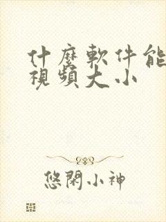 什么软件能压缩视频大小