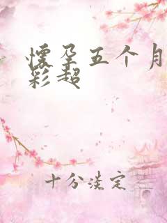 怀孕五个月4维彩超