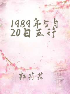 1989年5月20日五行