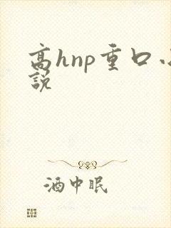 高hnp重口小说