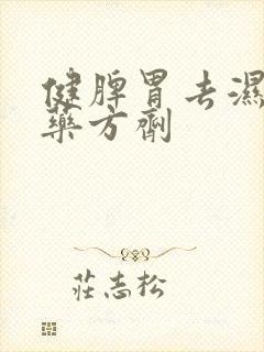 健脾胃去湿气中药方剂