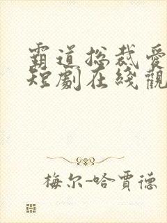 霸道总裁爱上我短剧在线观看免费高清