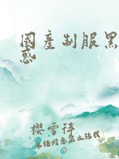 国产制服黑丝诱惑