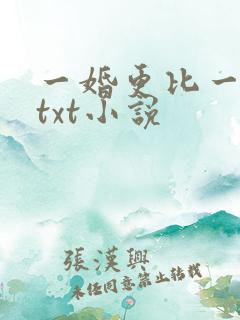 一婚更比一婚高txt小说