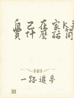 自己在家k歌要买什么话筒