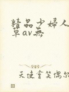 精品少妇人妻嫩草av无