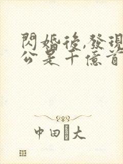 闪婚后,发现老公是千亿首富五