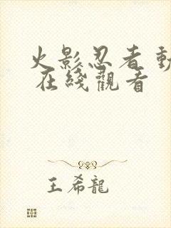 火影忍者 动漫 在线观看
