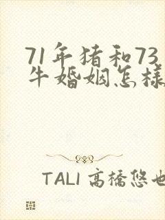 71年猪和73牛婚姻怎样