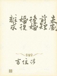 离婚后前夫跪着求复婚短剧