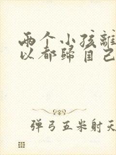 两个小孩离婚可以都归自己抚养吗