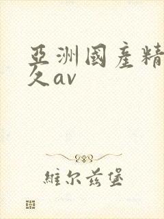 亚洲国产精品久久av