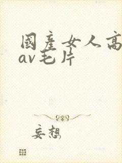 国产女人高潮的av毛片