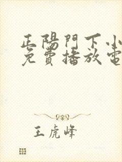 正阳门下小女人免费播放电视剧全集