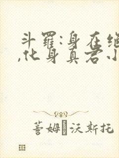 斗罗:身在绝世,化身真君小说