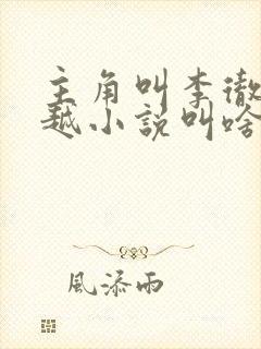 主角叫李彻的穿越小说叫啥名