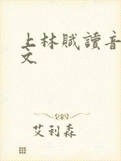 上林赋读音加原文