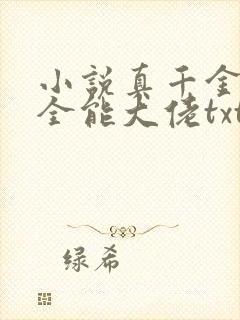 小说真千金她是全能大佬txt下载