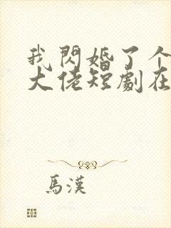 我闪婚了个财阀大佬短剧在线观看